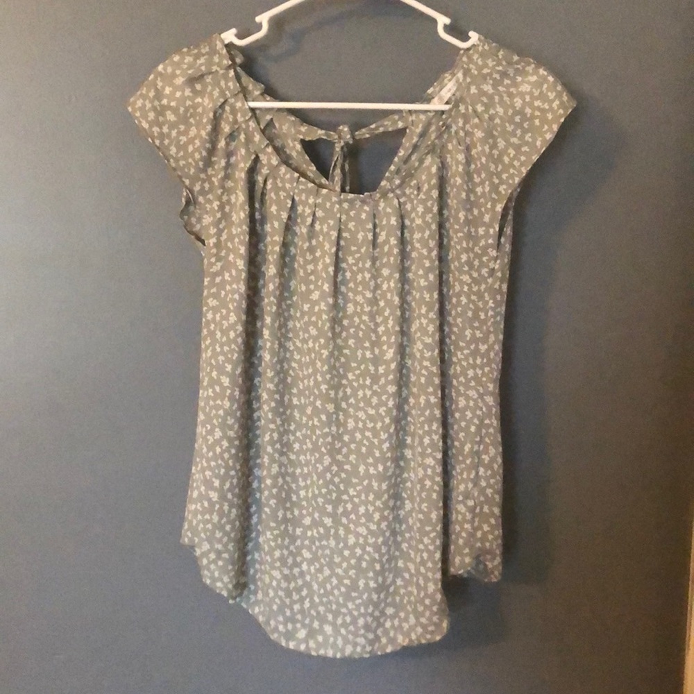 Lauren Conrad tie-back blouse